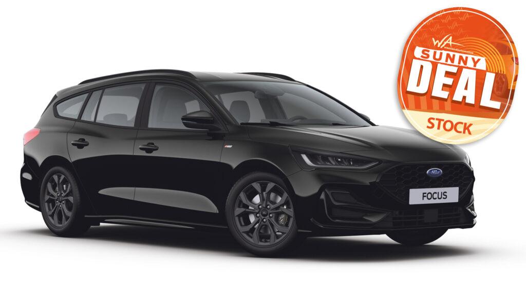 Het zijn Sunny Deals bij Waasland Automotive Beveren en Sint-Niklaas. Profiteer heel de zomer lang van straffe kortingen op stock en jonge tweedehandswagens. Wees er snel bij want de eerste deals rijden onze showroom al uit! - Ford Focus Clipper stockwagen